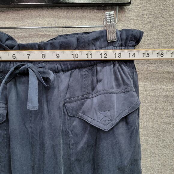 GANNI WASHED TWILL SATIN CARGO PANTS, SIZE 38, NWT - Picture 8 of 10